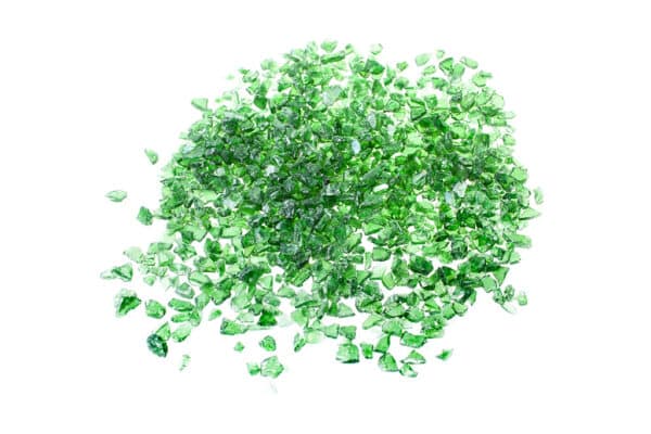 Glassplitt Green, 5-10 mm - Muster ca. 1 kg (inkl. *10 € Gutschein)